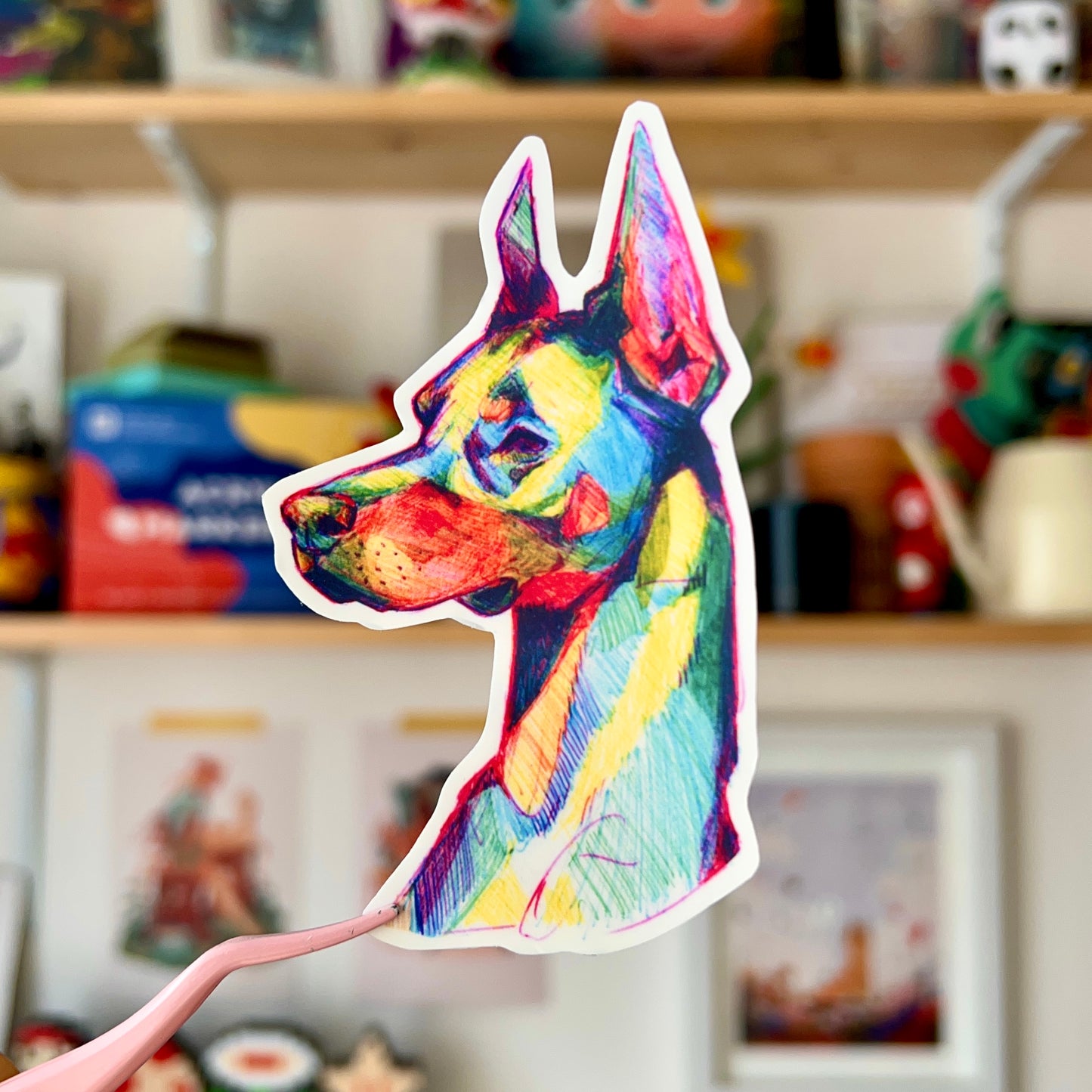 Colourful Dogs: a very good boy