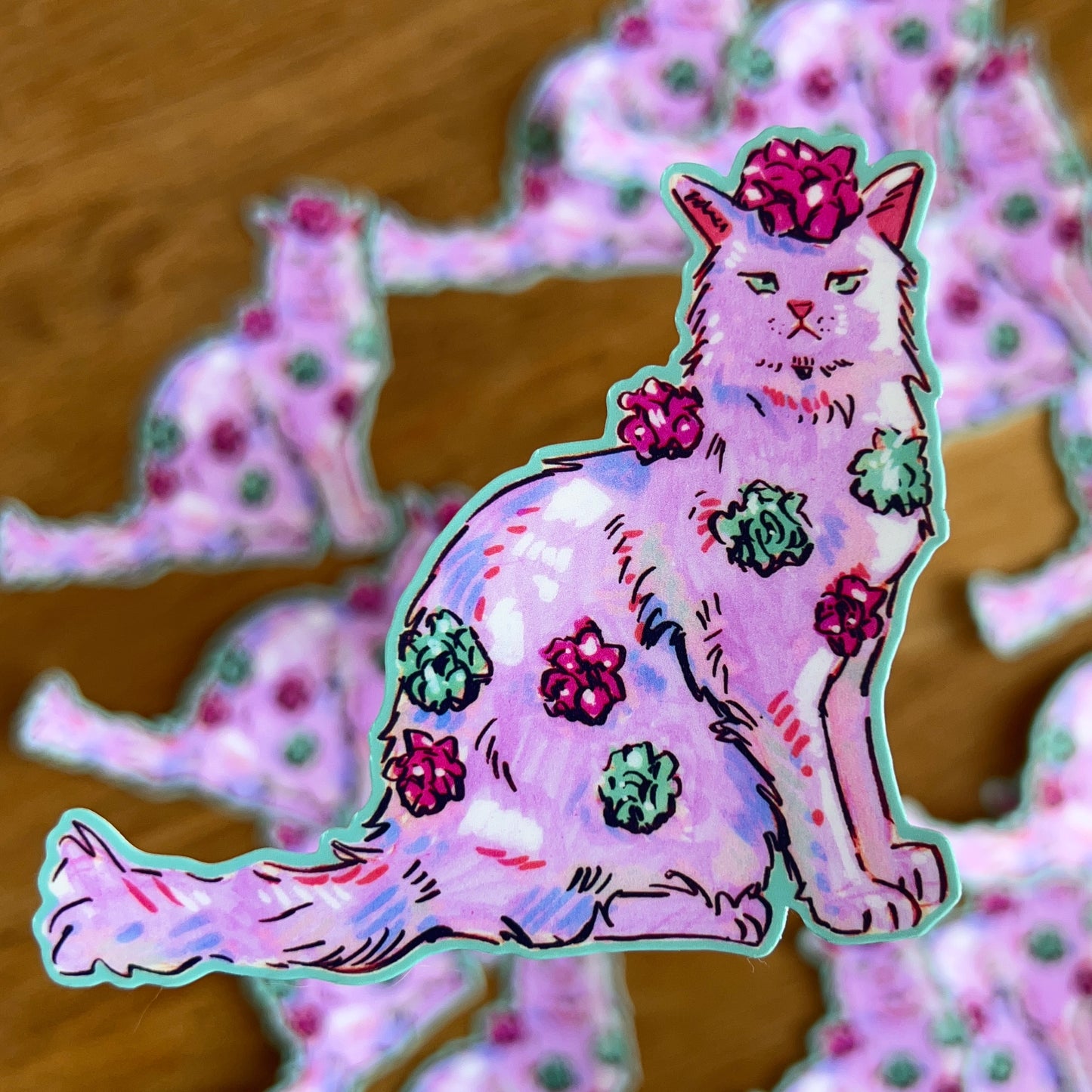 Colourful Cats: Decorated