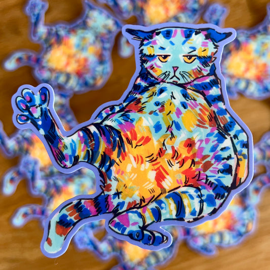 Colourful Cats: Lazy
