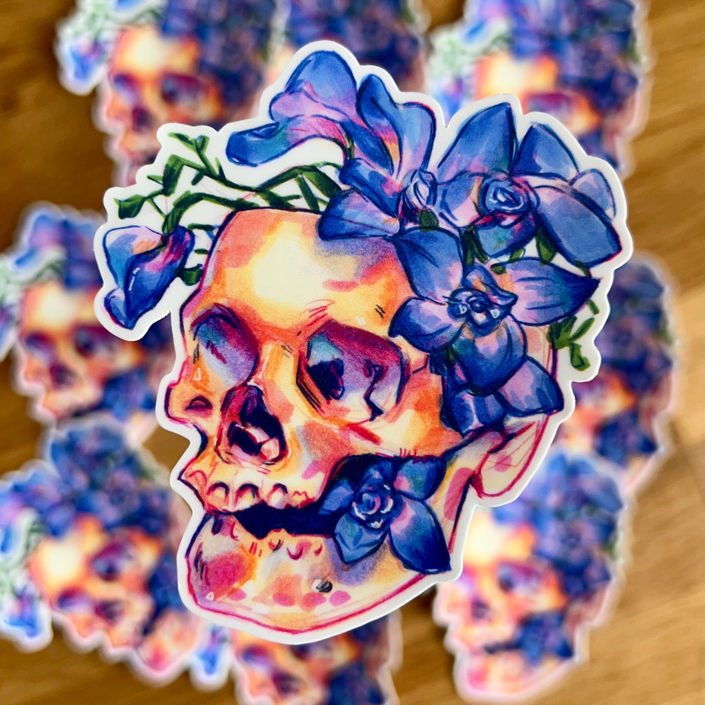 Flower Skull